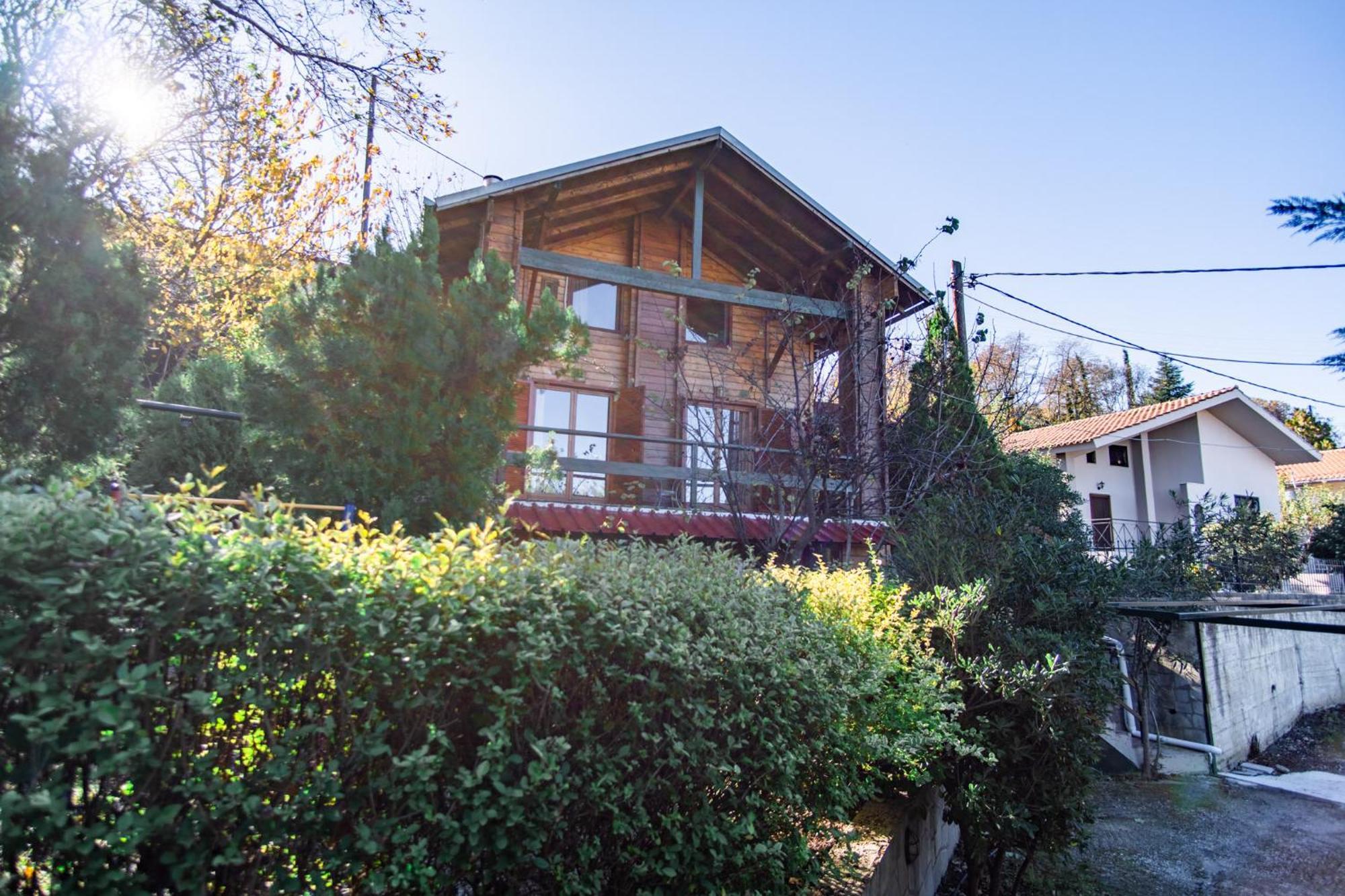 Zeus-Village Οικισμός Φινλανδικών Chalet Με Πισίνες & Γυμναστήριο Molos  المظهر الخارجي الصورة