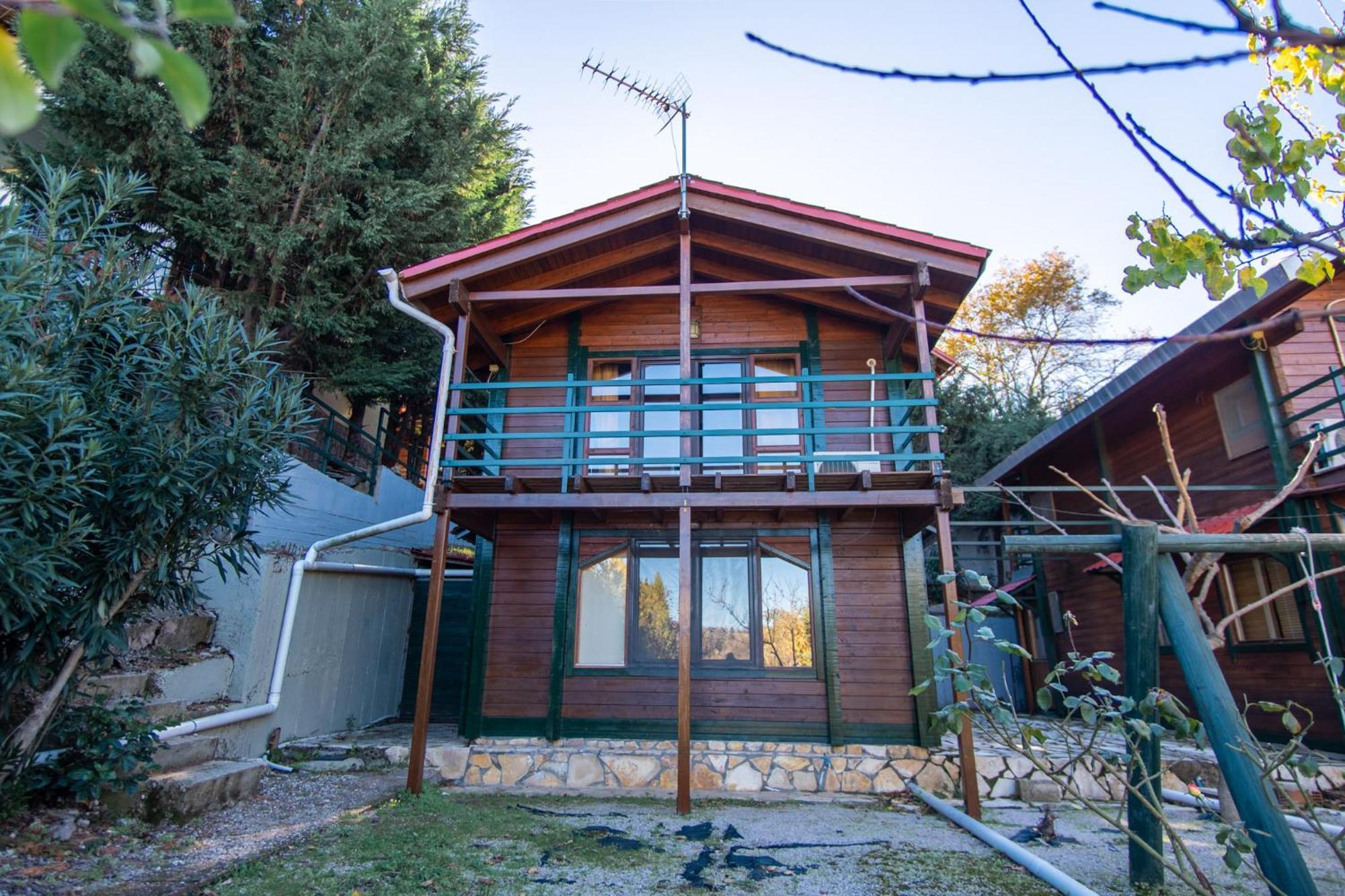 Zeus-Village Οικισμός Φινλανδικών Chalet Με Πισίνες & Γυμναστήριο Molos  المظهر الخارجي الصورة