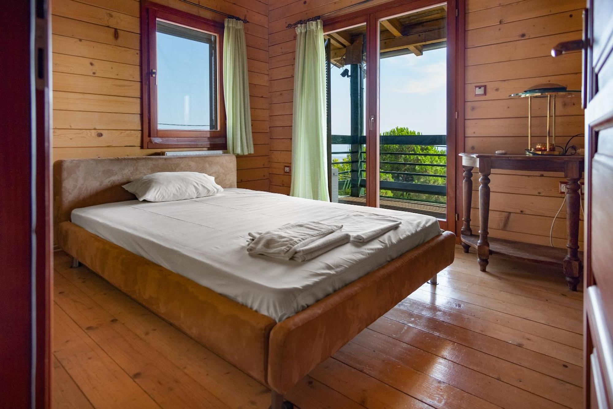Zeus-Village Οικισμός Φινλανδικών Chalet Με Πισίνες & Γυμναστήριο Molos  المظهر الخارجي الصورة