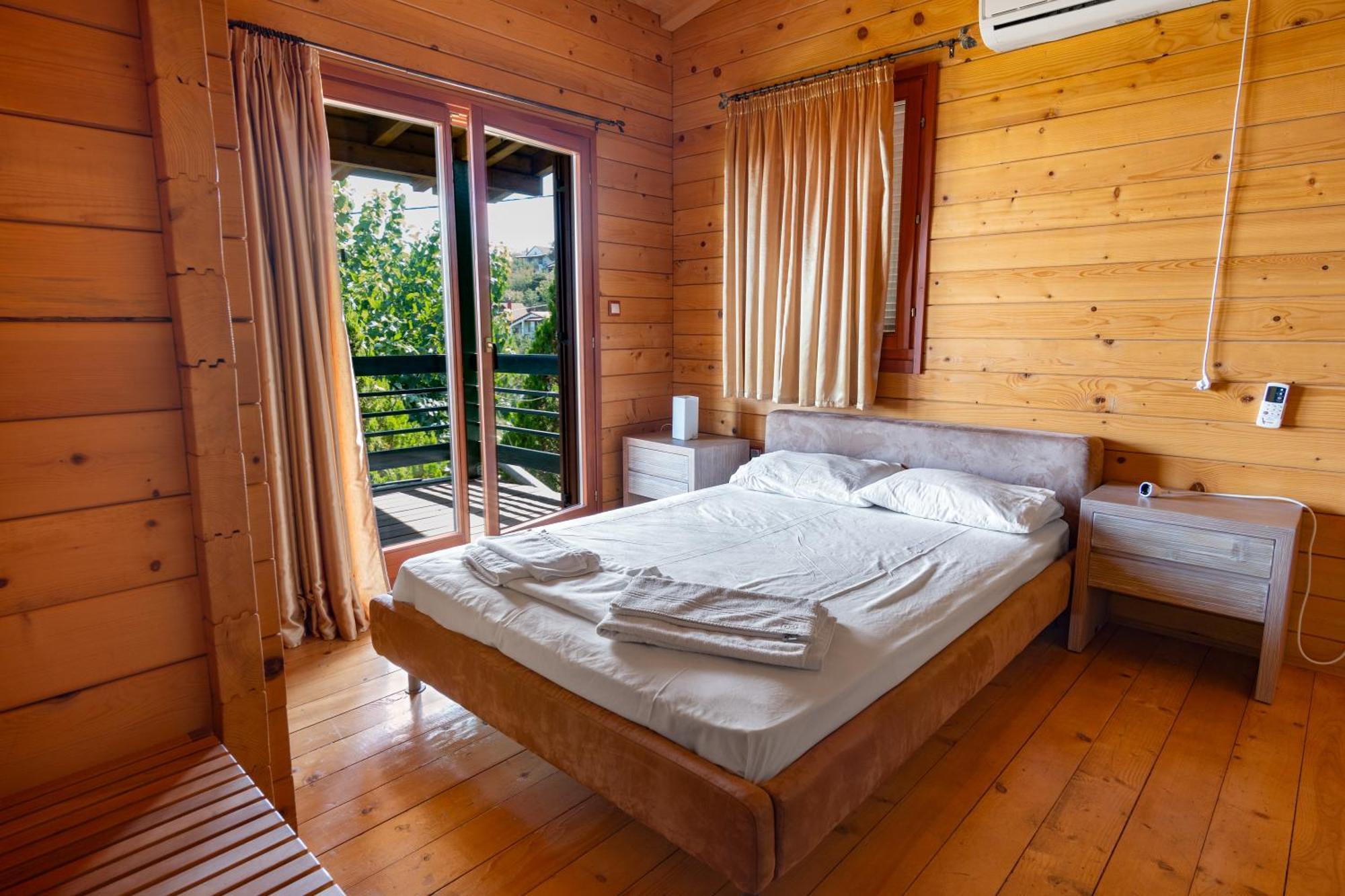 Zeus-Village Οικισμός Φινλανδικών Chalet Με Πισίνες & Γυμναστήριο Molos  المظهر الخارجي الصورة
