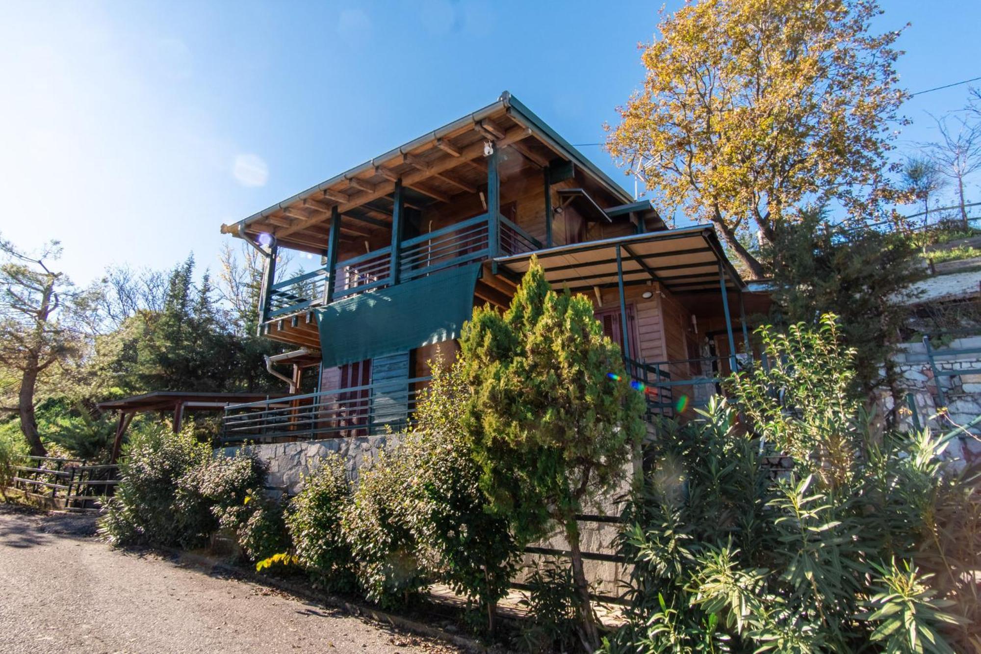 Zeus-Village Οικισμός Φινλανδικών Chalet Με Πισίνες & Γυμναστήριο Molos  المظهر الخارجي الصورة